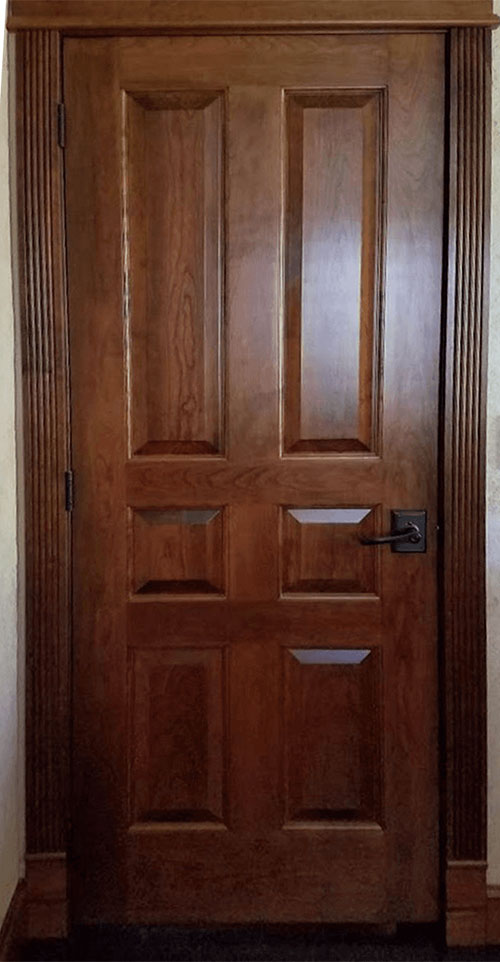 PL-62 6 Panel Interior Wood Door - Finished or Unfinished. Pre-hung or